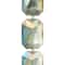Multicolored Faceted Glass Rectangular Beads, 33mm by Bead Landing™